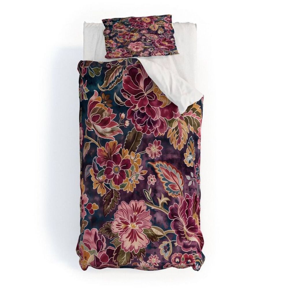 Open Box - Deny Designs -  King Megan Morris Exotic P Purple